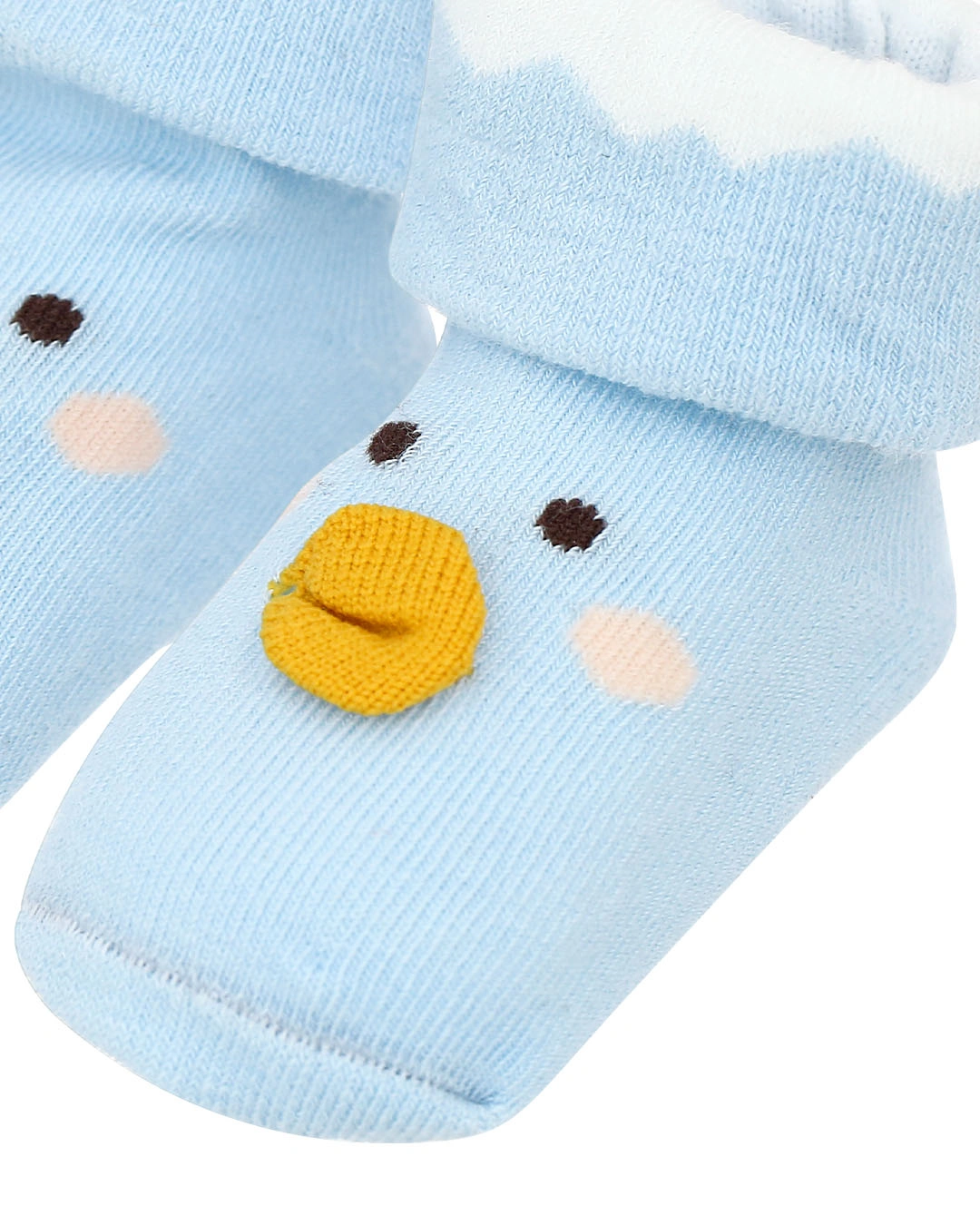 Tất sơ sinh Á Châu AC11 màu xanh - Họa tiết ngẫu nhiên (0 - 3 tháng) 5