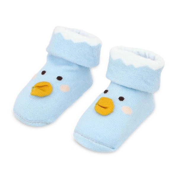 Tất sơ sinh Á Châu AC11 màu xanh - Họa tiết ngẫu nhiên (0 - 3 tháng) 1