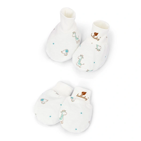 Bộ bao tay, bao chân có cổ Lullaby NH206V màu hồng (từ 0 - 3 tháng) 12