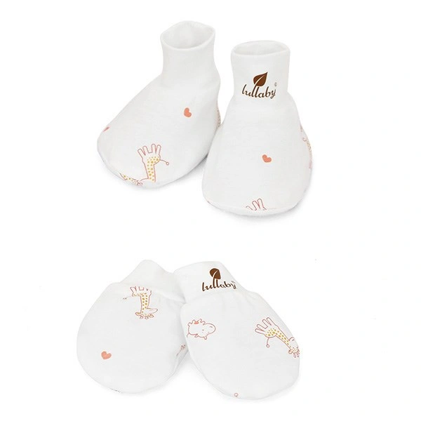 Bộ bao tay, bao chân có cổ Lullaby NH206V màu hồng (từ 0 - 3 tháng) 14