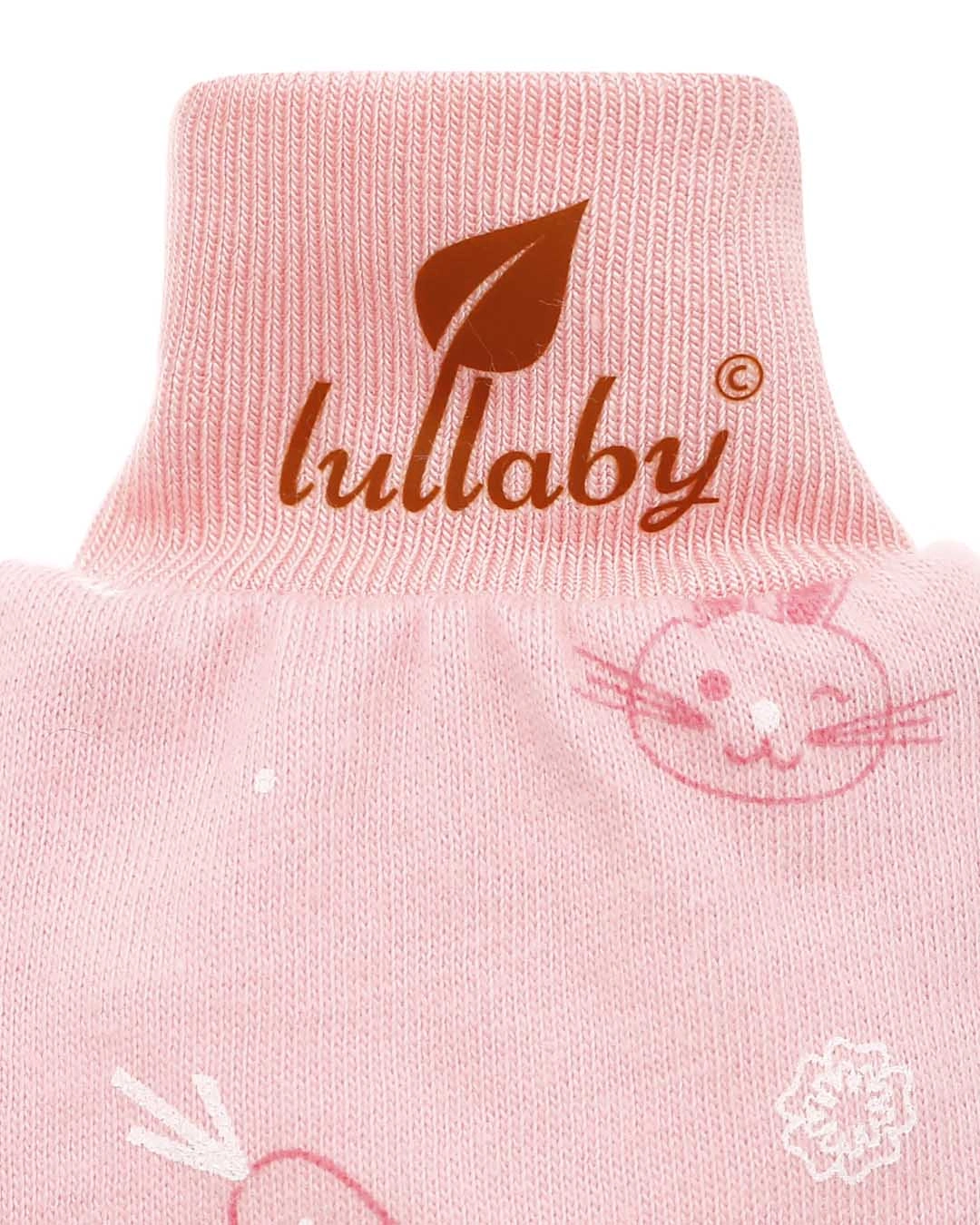 Bộ bao tay, bao chân có cổ Lullaby NH206V màu hồng (từ 0 - 3 tháng) 4