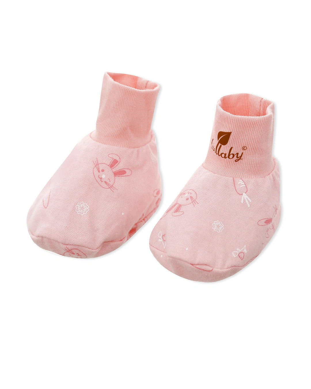Bộ bao tay, bao chân có cổ Lullaby NH206V màu hồng (từ 0 - 3 tháng) 6