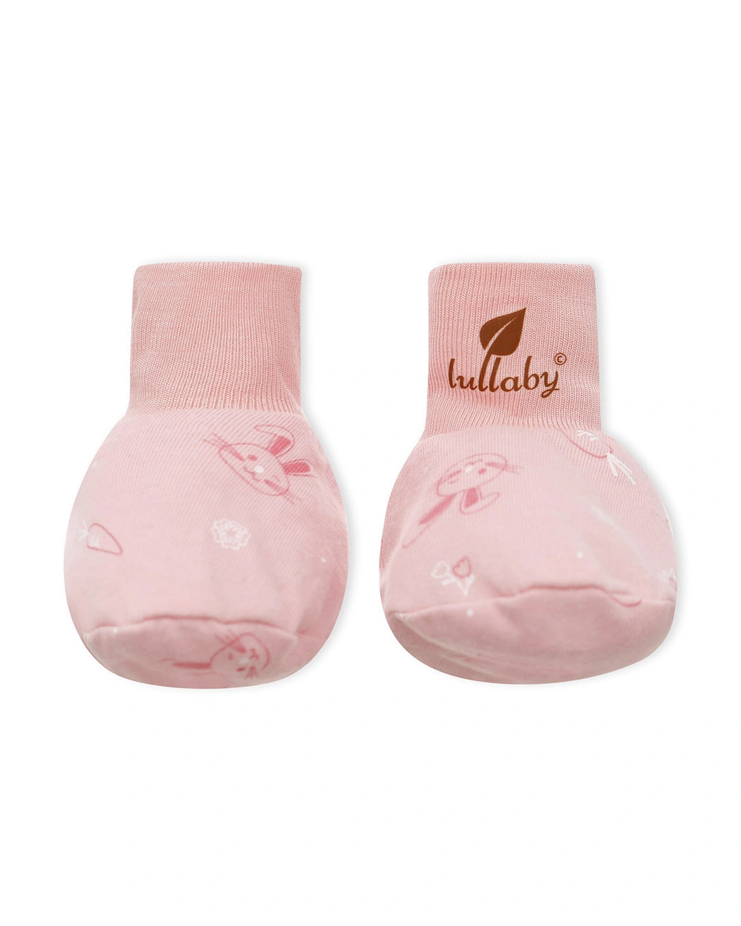 Bộ bao tay, bao chân có cổ Lullaby NH206V màu hồng (từ 0 - 3 tháng) 7