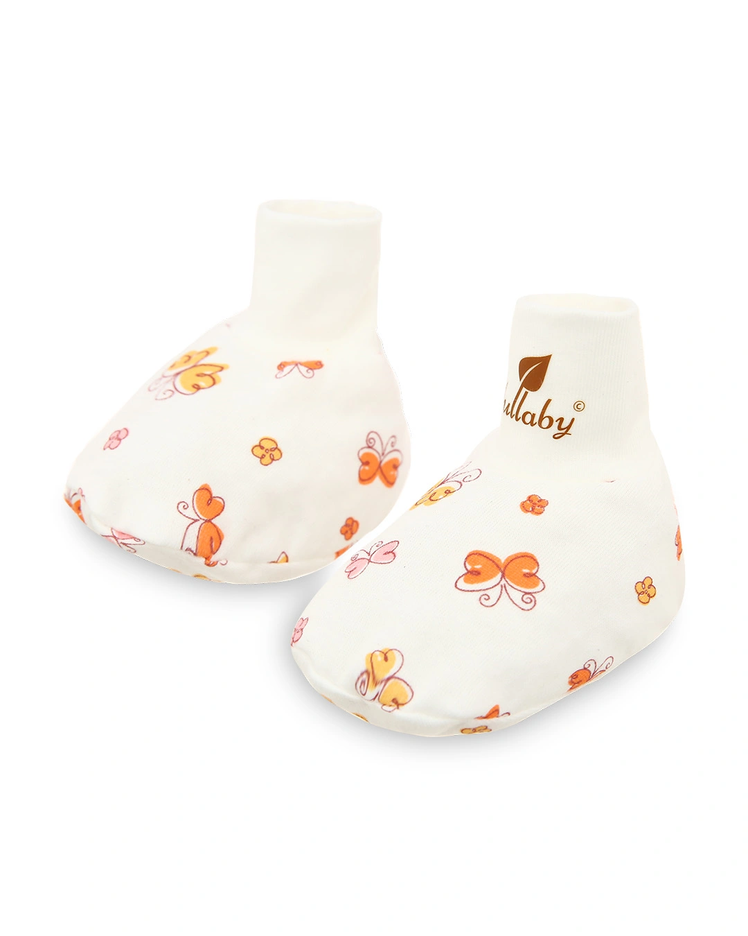 Bộ bao tay, bao chân in hình robot Lullaby NH284V màu trắng (0 - 3 tháng) 35