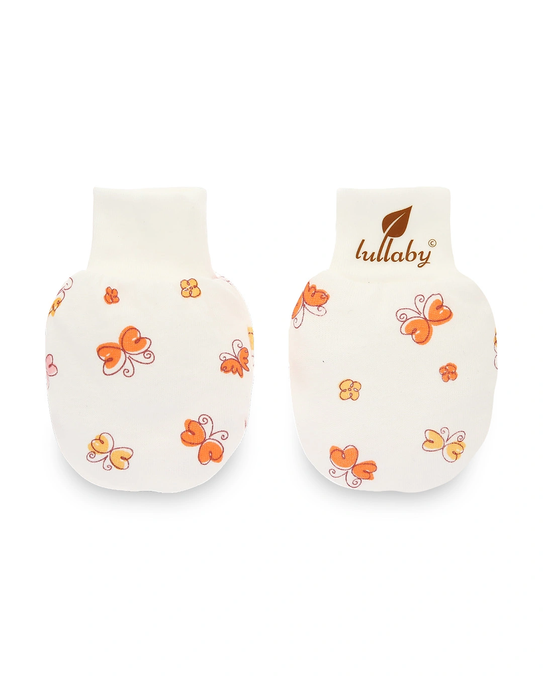 Bộ bao tay, bao chân in hình robot Lullaby NH284V màu trắng (0 - 3 tháng) 32