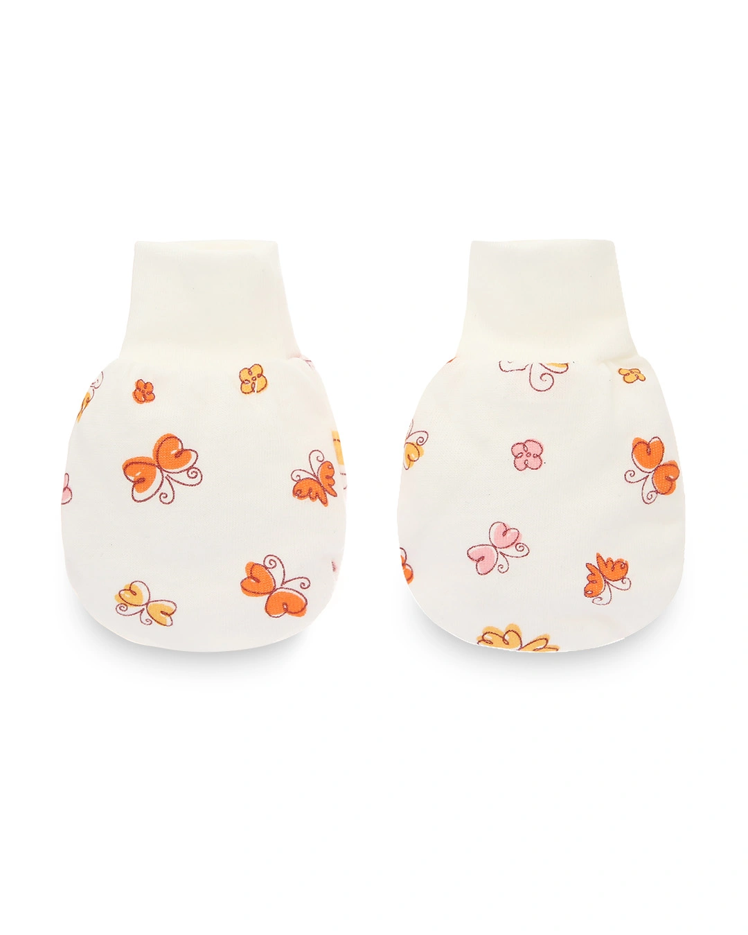 Bộ bao tay, bao chân in hình robot Lullaby NH284V màu trắng (0 - 3 tháng) 33