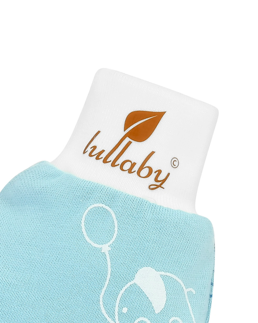 Bộ bao tay, bao chân in hình robot Lullaby NH284V màu trắng (0 - 3 tháng) 24