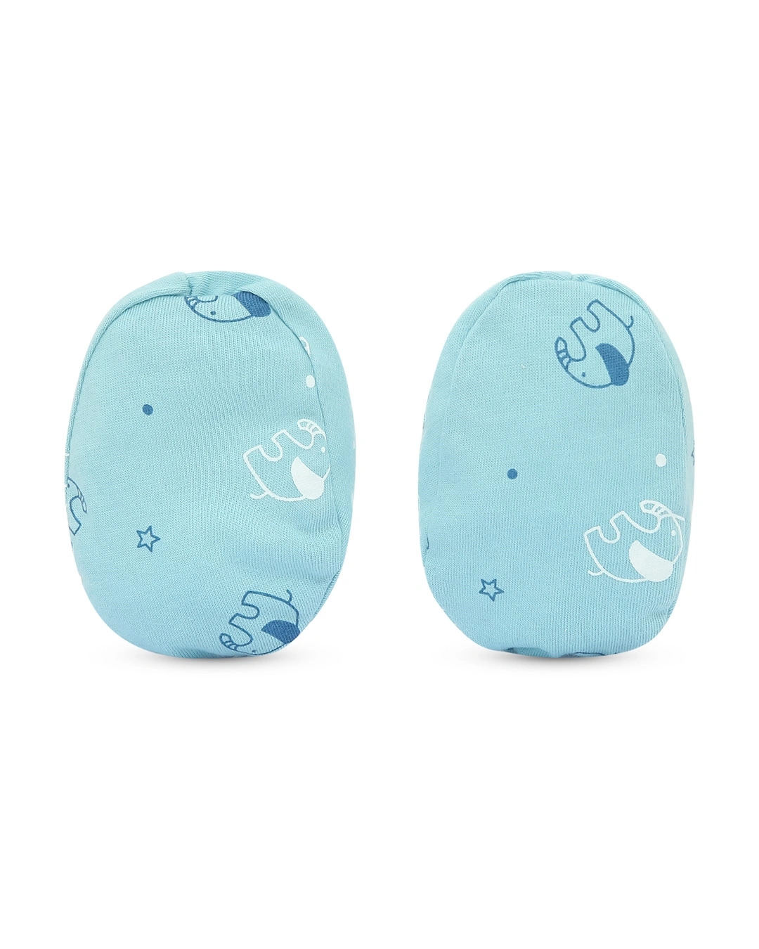 Bộ bao tay, bao chân in hình robot Lullaby NH284V màu trắng (0 - 3 tháng) 27