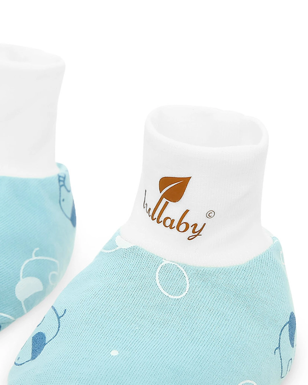 Bộ bao tay, bao chân in hình robot Lullaby NH284V màu trắng (0 - 3 tháng) 28