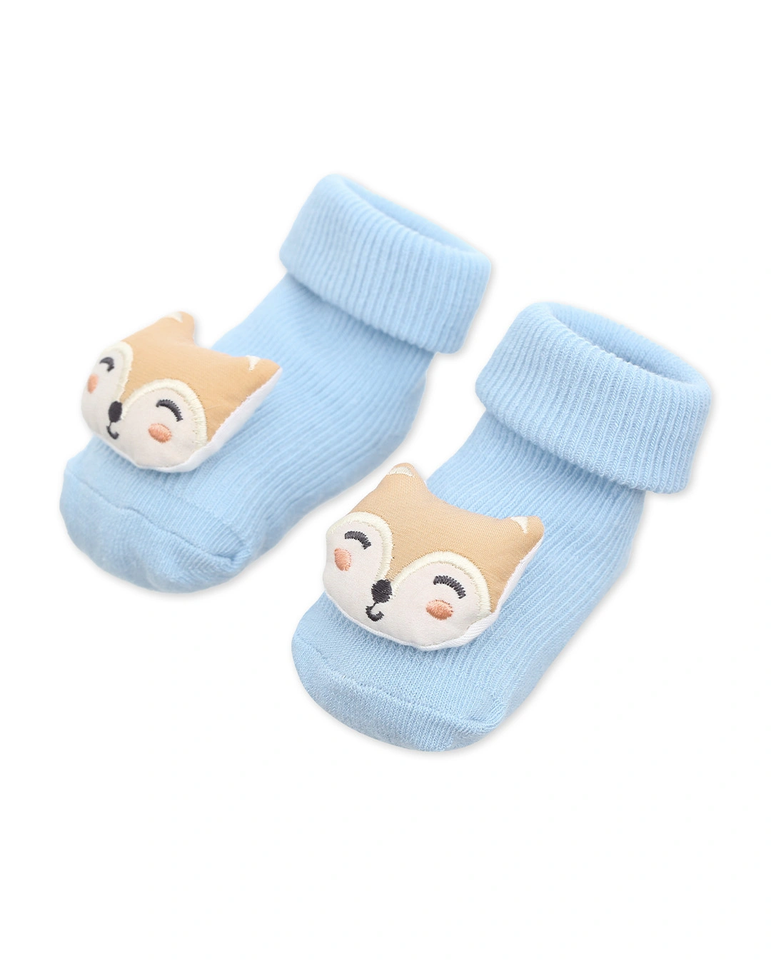 Set 2 đôi tất sơ sinh có cổ Á Châu YB511 - Màu ngẫu nhiên (0 - 18 tháng) 2