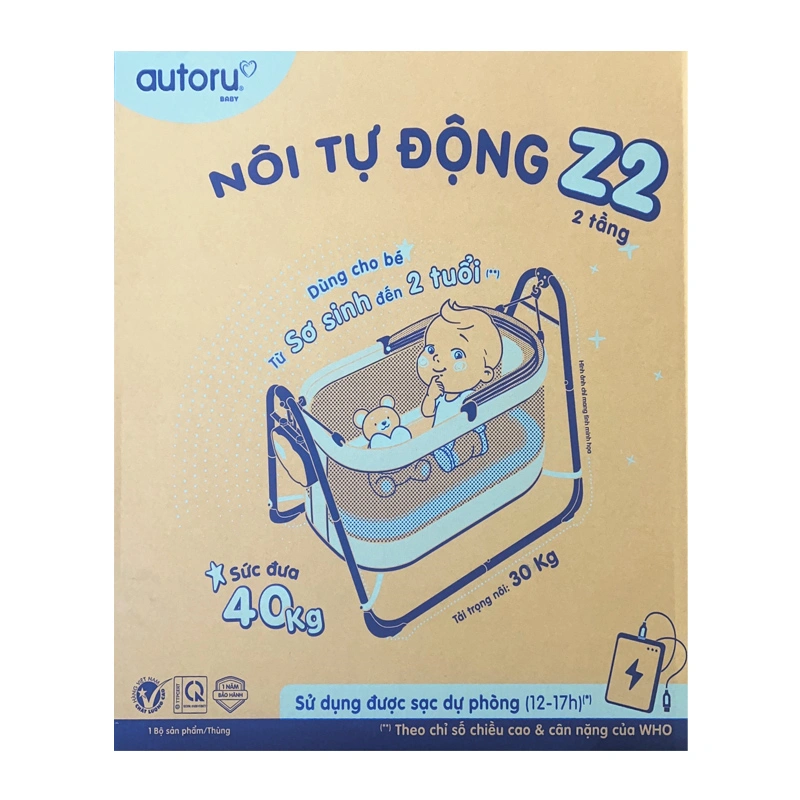 Nôi tự động Autoru Z1 (0 - 3 tuổi) 13