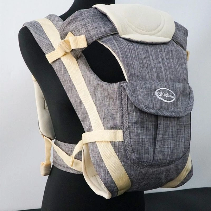 Địu em bé 4 tư thế Gluck Baby GP708 - Màu xám (0 - 18 tháng) 2