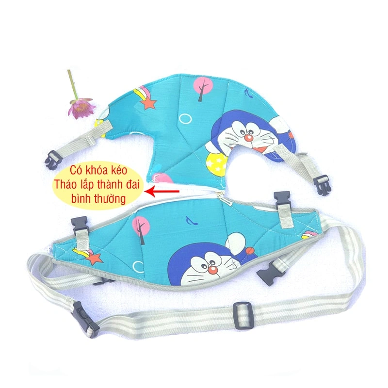 Đai đi xe máy 2 tư thế KACHOOBABY - Màu ngẫu nhiên (1 - 8 tuổi) 3