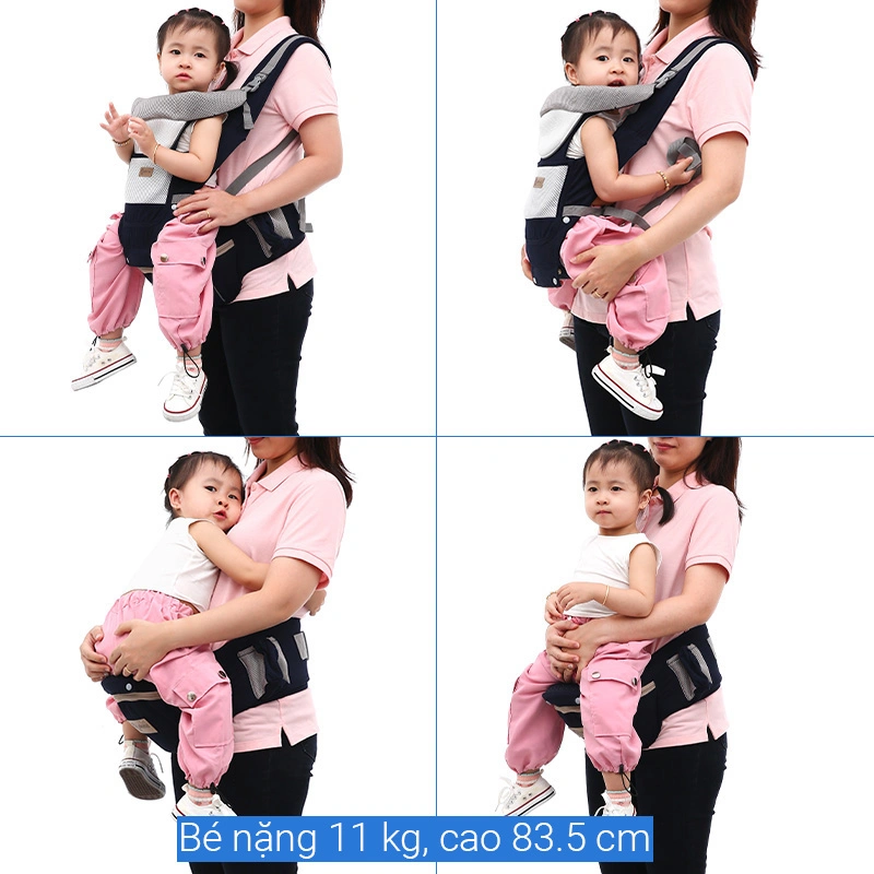Địu em bé 8 tư thế Galena GA-C01 - Màu ngẫu nhiên (0 - 3 tuổi) 9