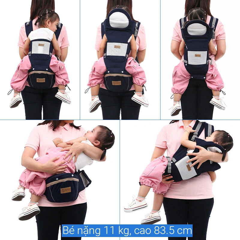 Địu em bé 8 tư thế Galena GA-C01 - Màu ngẫu nhiên (0 - 3 tuổi) 10