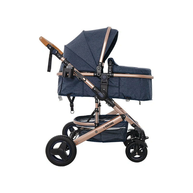 Xe đẩy 2 chiều gấp gọn HAKAWA HK-B02 (0 - 3 tuổi) - Màu xanh dương 3