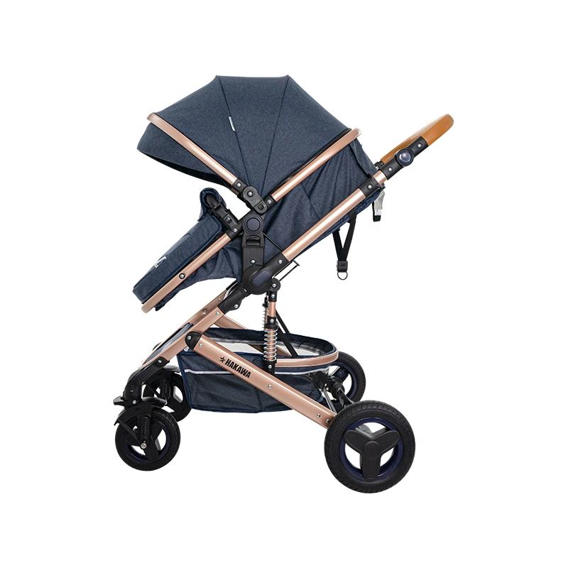 Xe đẩy 2 chiều gấp gọn HAKAWA HK-B02 (0 - 3 tuổi) - Màu xanh dương 4