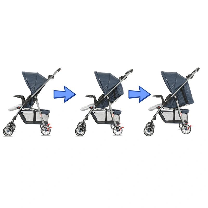 Xe đẩy 2 chiều gấp gọn Gluck Baby C8M (0 - 5 tuổi) - Màu xanh navy [Hàng trưng bày - không kèm thùng] 6