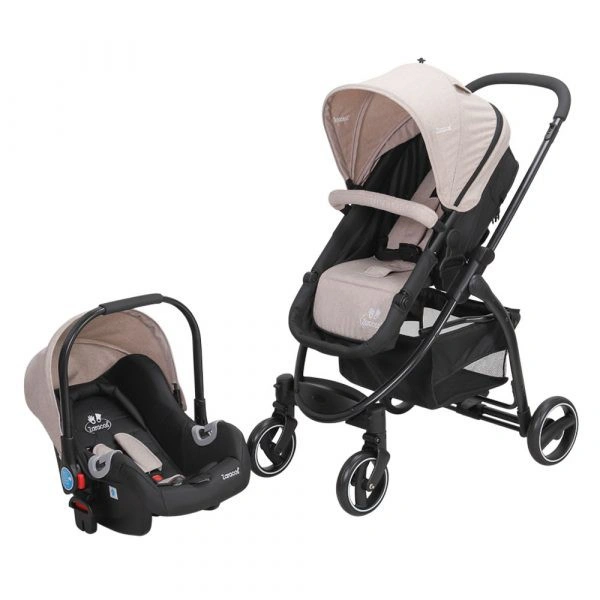 Bộ xe đẩy 2 chiều gấp gọn Zaracos Coron 4606 (0 - 3 tuổi) - Màu be 1