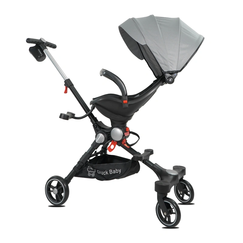Xe đẩy 2 chiều gấp gọn Gluck Baby G8 (dưới 6 tuổi) - Màu bạc 4