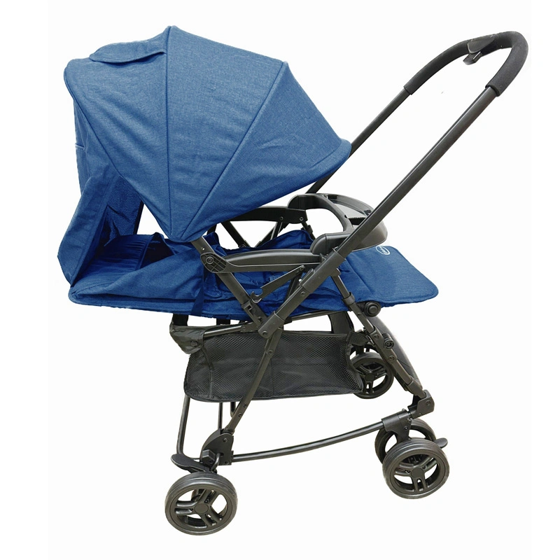 Xe đẩy bập bênh 2 chiều gấp gọn Gluck Baby C9 (0 - 5 tuổi) - Màu xanh navy 3