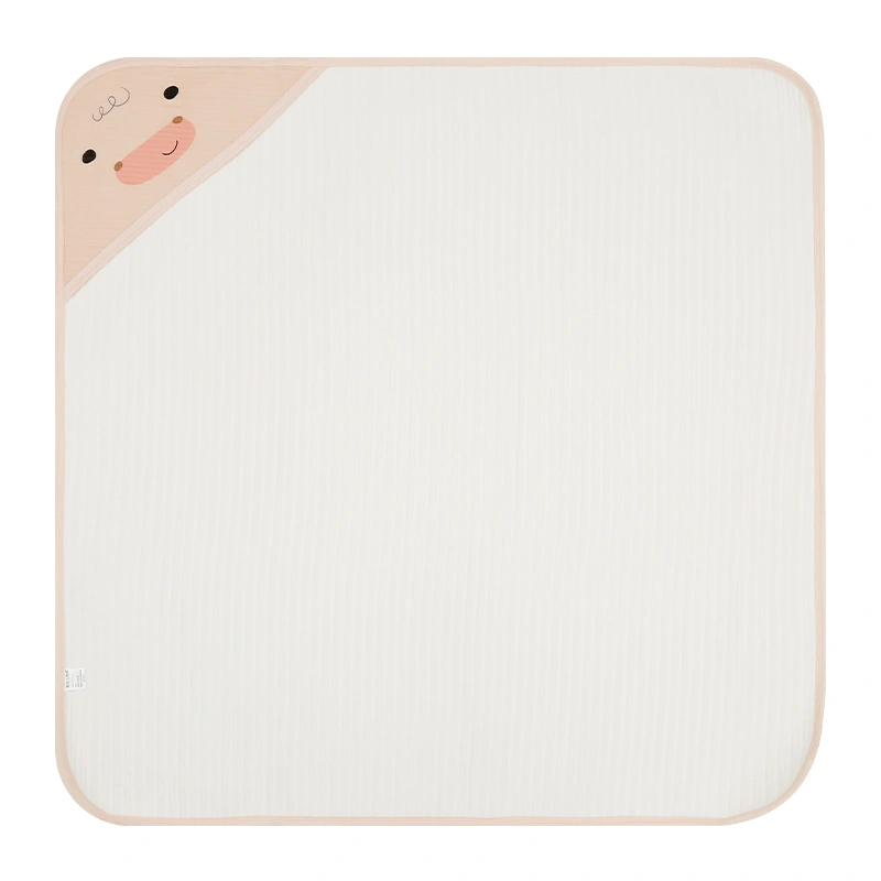 Khăn quấn cotton TOP KIDS 90x90 cm - Gấu hồng 3