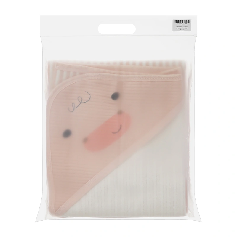 Khăn quấn cotton TOP KIDS 90x90 cm - Gấu hồng 6