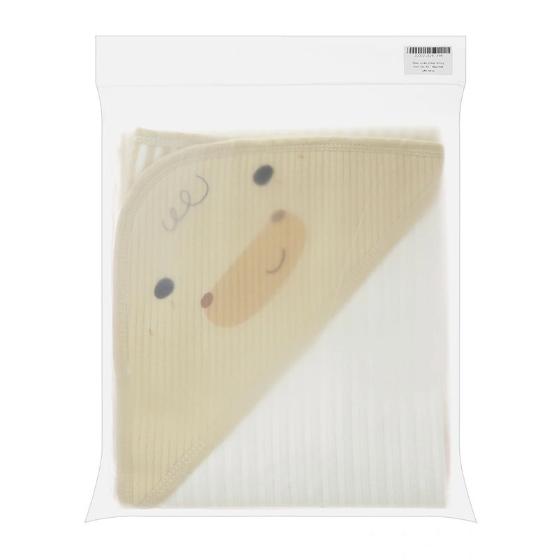 Khăn quấn cotton TOP KIDS 90x90 cm - Gấu hồng 13