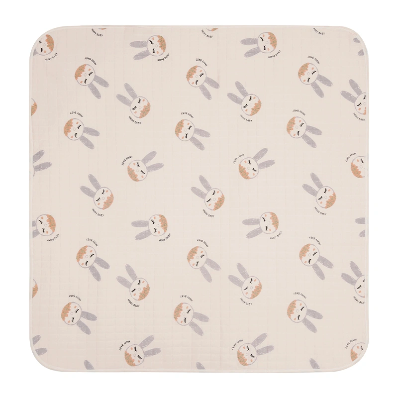 Khăn quấn cotton TOP KIDS 90x90 cm - Gấu hồng 16