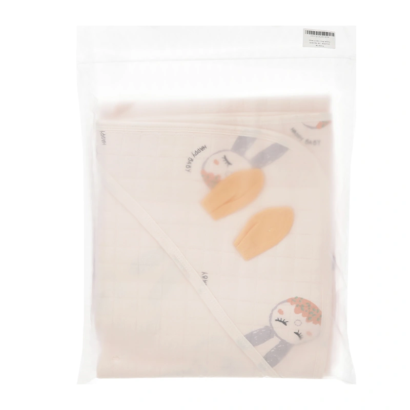 Khăn quấn cotton TOP KIDS 90x90 cm - Gấu hồng 20