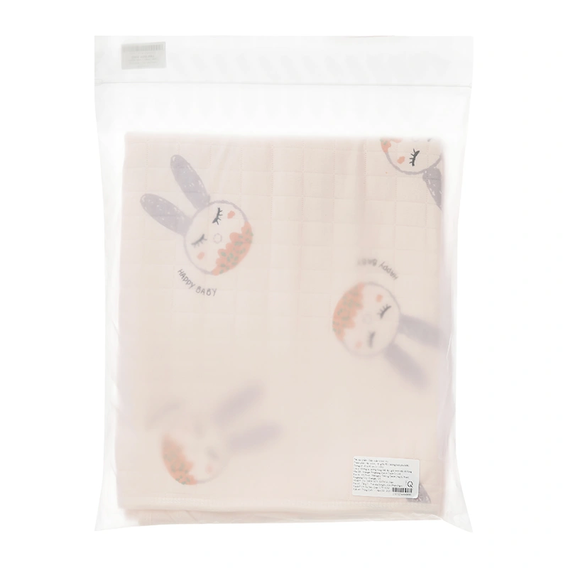 Khăn quấn cotton TOP KIDS 90x90 cm - Gấu hồng 21