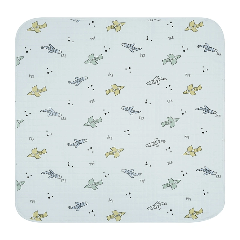 Khăn quấn cotton TOP KIDS 90x90 cm - Gấu hồng 23