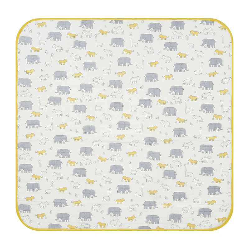 Khăn quấn cotton TOP KIDS 90x90 cm - Gấu hồng 37