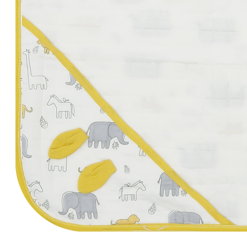 Khăn quấn cotton TOP KIDS 90x90 cm - Gấu hồng 39