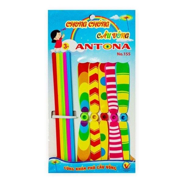 Đồ chơi chong chóng cầu vồng Antona No.155 (5 cái) 1
