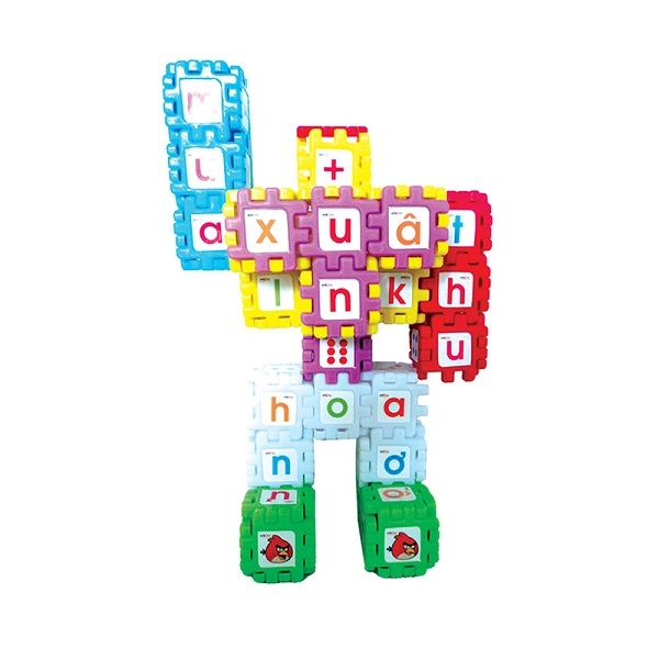 Đồ chơi lắp ráp hình vuông diệu kỳ - Robot biến hình Antona 1