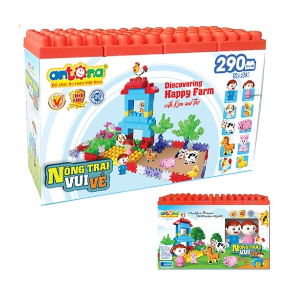 Đồ chơi lắp ráp nông trại vui vẻ Antona (290 chi tiết) 1