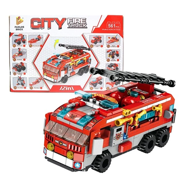 Bộ đồ chơi lắp ráp 12 trong 1 Panlos Brick 633016 (561 chi tiết) 1
