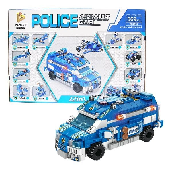 Bộ đồ chơi lắp ráp 12 trong 1 Panlos Brick 633015 (569 chi tiết) 1
