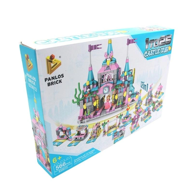 Bộ đồ chơi lắp ráp 12 trong 1 Panlos Brick 633012 (566 chi tiết) 2