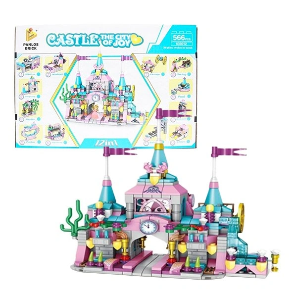 Bộ đồ chơi lắp ráp 12 trong 1 Panlos Brick 633012 (566 chi tiết) 1