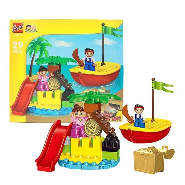 Đồ chơi lắp ráp kho báu cướp biển Gorock 1017 (29 chi tiết) 1