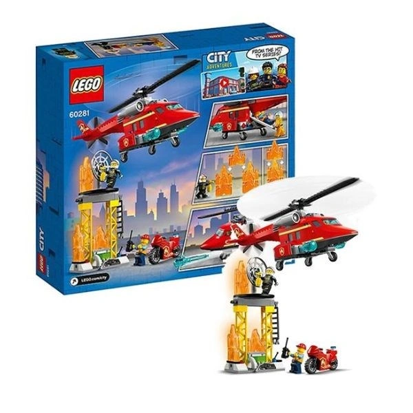 Đồ chơi lắp ráp trực thăng cứu hỏa Lego City 60281 (212 chi tiết) 1