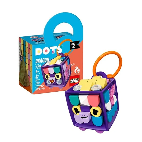 Đồ chơi lắp ráp phụ kiện móc khóa rồng con Lego Dots 41939 (82 chi tiết) 1