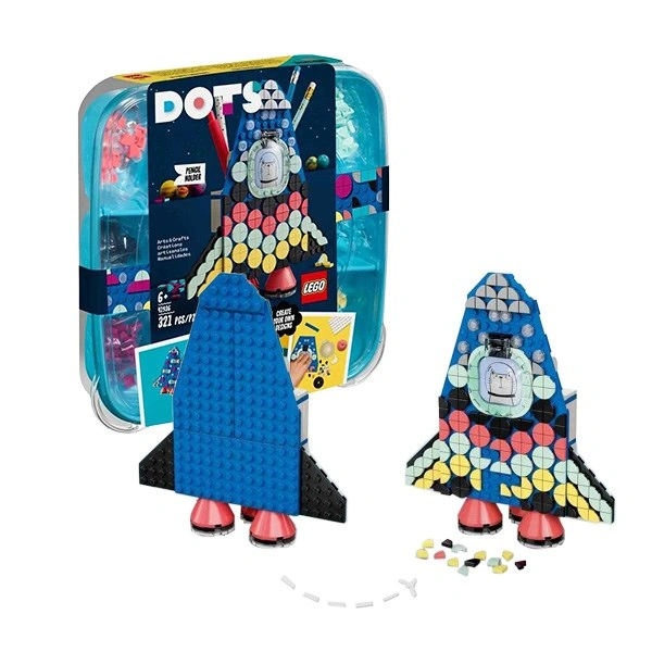 Đồ chơi lắp ráp hộp đựng viết tên lửa Lego Dots 41936 (321 chi tiết) 1