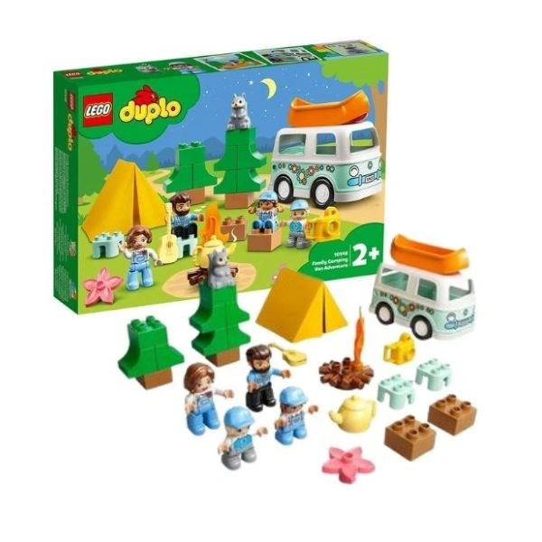 Đồ chơi lắp ráp chuyến phiêu lưu cắm trại gia đình Lego Duplo 10946 (30 chi tiết) 1