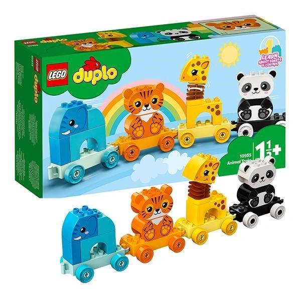 Đồ chơi lắp ráp chuyến tàu động vật đáng yêu Lego Duplo 10955 (15 chi tiết) 1