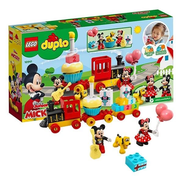 Đồ chơi lắp ráp đoàn tàu sinh nhật của Mickey & Minnie Lego Duplo 10941 (22 chi tiết) 1