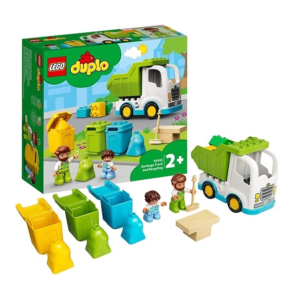 Đồ chơi lắp ráp xe tải đổ rác Lego Duplo 10945 (19 chi tiết) 1