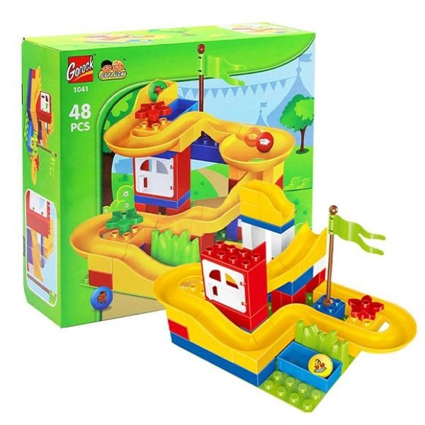 Đồ chơi lắp ráp máng trượt vui nhộn Gorock 1041 (48 chi tiết) 1